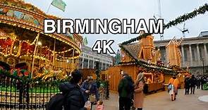 Birmingham Christmas Market 2023 | Birmingham | Walk | 4K