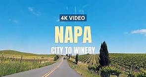 [4K] Wine Country Road Trip: Driving from San Francisco to Napa Valley #4k