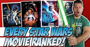 All 12 Star Wars Movies Ranked (w/ Rise of Skywalker)