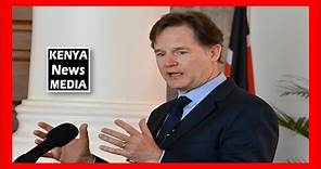 Nick Clegg speech at meeting with President Ruto at State House Nairobi