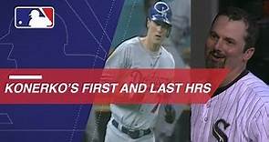 A look at Paul Konerko's first and last MLB home runs