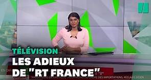 Sur RT France, les adieux d'une présentatrice avant la fermeture de la chaîne