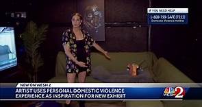 Zac Stacy's ex-girlfriend turns personal domestic violence experience into art for new exhibit
