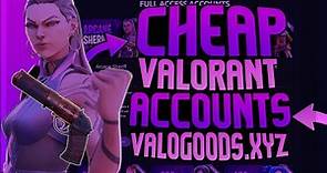 Cheap Valorant Account Shop - THE BEST Website TO Buy Valorant Accounts!