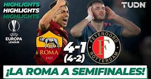 HIGHLIGHTS | Roma 4(4)-(2)1 Feyenoord | UEFA Europa League 22/23 4tos | TUDN