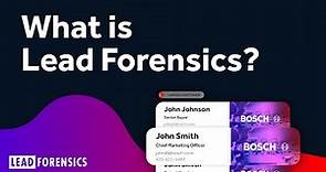 What is Lead Forensics?
