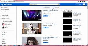 how to use dailymotion channel and what is dailymotion