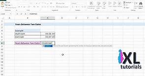 Excel Formula To Calculate Age Between Two Dates