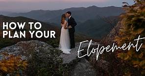 How To Plan Your Elopement (Including Timeline Examples)