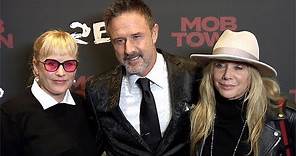 Patricia, David and Rosanna Arquette "Mob Town" Los Angeles Premiere Red Carpet