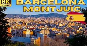 【8K】Barcelona: Montjuïc - Walking Tour