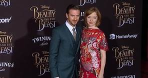 Dan Stevens and Susie Hariet "Beauty and the Beast" World Premiere Red Carpet