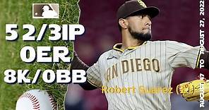 Robert Suárez 31-year-old rookie reliever | Aug 17 ~ 27, 2022 | MLB highlights