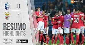 Highlights | Resumo: FC Vizela 0-1 Benfica (Liga 21/22 #9)