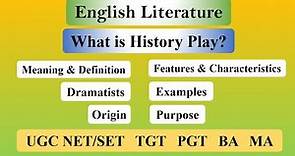 History Play [Drama] in English Literature: Definition, Characteristics, & Examples | Chronicle Play