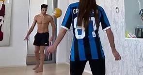 Dream Team - Antonio Candreva and his girlfriend's keepie...