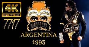 Michael Jackson - Dangerous World Tour - Buenos Aires Argentina 1993 4K FULL CONCERT