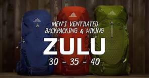 Zulu (30, 35 and 40) | Men's Ventilated Hiking & Backpacking | Gregory Mountain Products