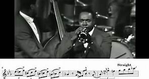 Thad Jones Trumpet Solo- Corner Pocket- Basie Band- Stockholm, Sweden August 9, 1962