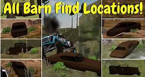Offroad Outlaws - All 13 Secret Barn Find Locations!! (Latest Update)