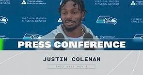 Justin Coleman OTAs Day 1 Press Conference