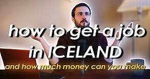 How To Get a Job in ICELAND