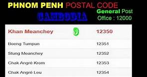 postal code Phnom Penh (update 2019)