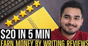 Get Paid for Writing Reviews Online | Easiest Way To Earn Money Online