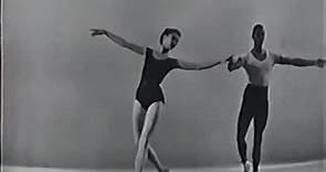 Arthur Mitchell and Diana Adams dancing Balanchine's "Agon" (created in 1957) in 1960