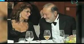 La Sobremesa. Carlos Slim y Sophia Loren podrían sostener un romance