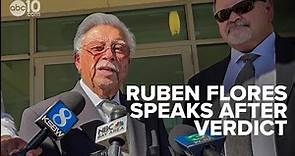 Ruben Flores speaks to media after 'not guilty' verdict in Kristin Smart trial