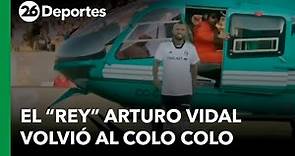 ⚽ CHILE | Arturo Vidal y una curiosa presentación en su regreso a Colo Colo