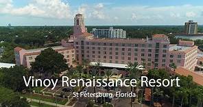 Aerial Renaissance Vinoy Resort St Petersburg, Florida