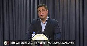 Press Conference of Senate President Juan Miguel "Migz" Zubiri (January 15, 2024)