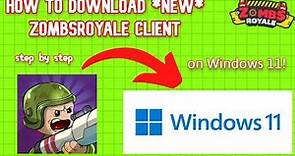 How to Download the New Zombsroyale Client | Zombsroyale.io