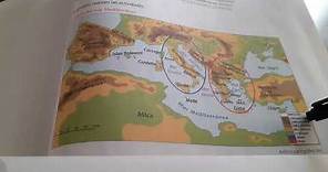 El espacio geográfico de griegos y romanos.