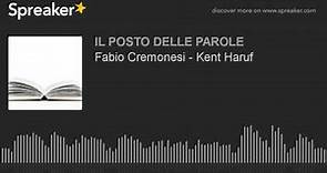 Fabio Cremonesi - Kent Haruf