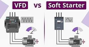 What is the Difference between VFD and Soft Starter?