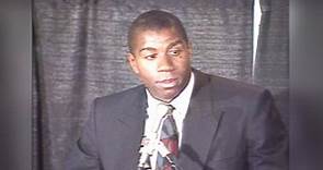 Magic Johnson announces he has HIV and retires in 1991