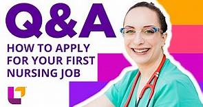 How To Apply For Your First Nursing Job - Free Office Hours | @LevelUpRN