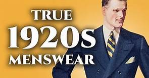 What Men REALLY Wore in the 1920s