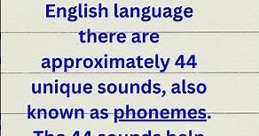 44 Phonemes of English || Basics of English || English for kids