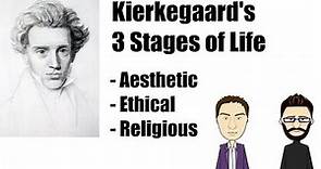 Kierkegaard: 3 Stages of Life (Path to the True Self)