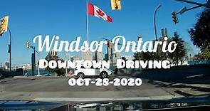 Windsor Ontario 🇨🇦 - City Driving Tour