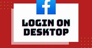 How to Login Facebook Account/ID on PC? www.facebook.com login | Sign In to Facebook Account on PC