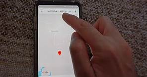 How to show GPS coordinates (Google Maps, Android)