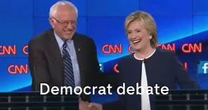Bernie Sanders vs Hillary Clinton: first democratic debate highlights