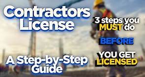 Contractors License In California: A Step-by-Step Guide How The PROCESS WORKS