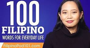 100 Filipino Words for Everyday Life - Basic Vocabulary #5