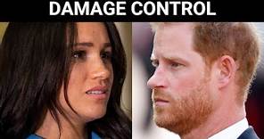 Prince Harry and Meghan Markle are in damage control